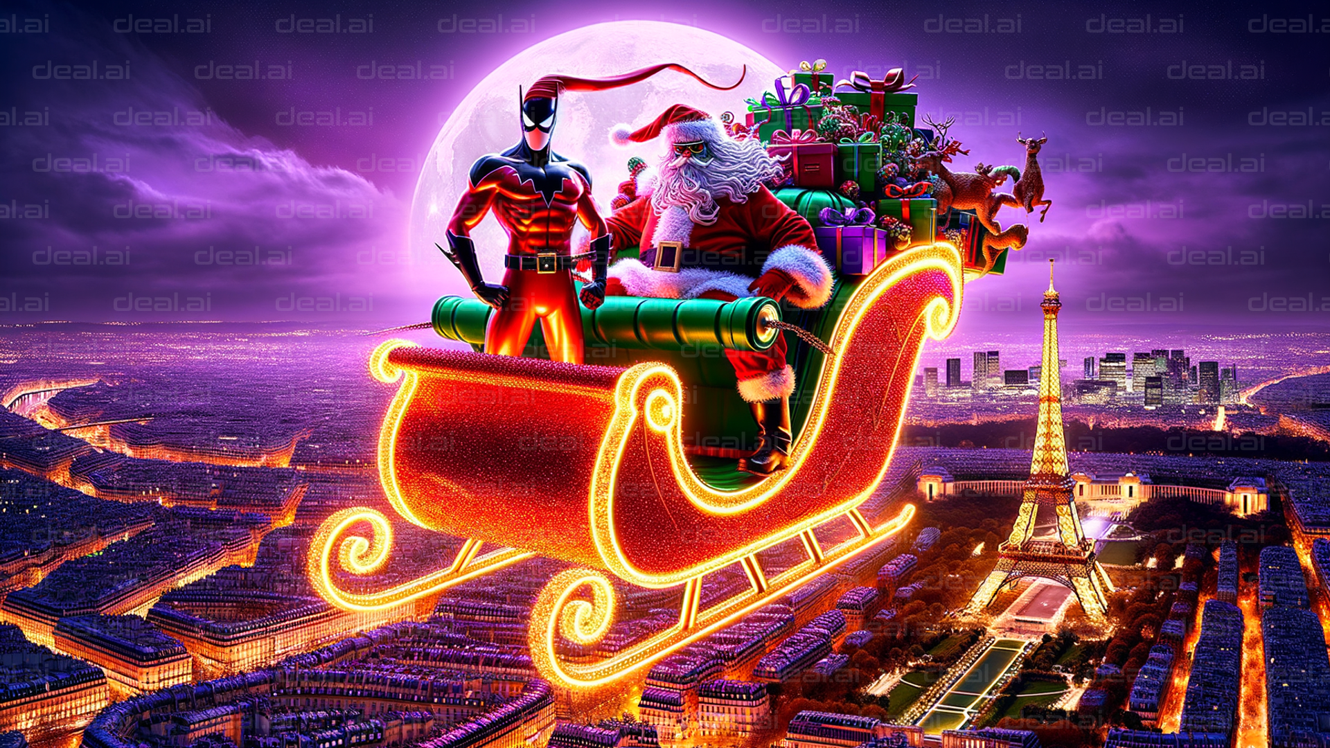 Super Sleigh Ride Over Paris