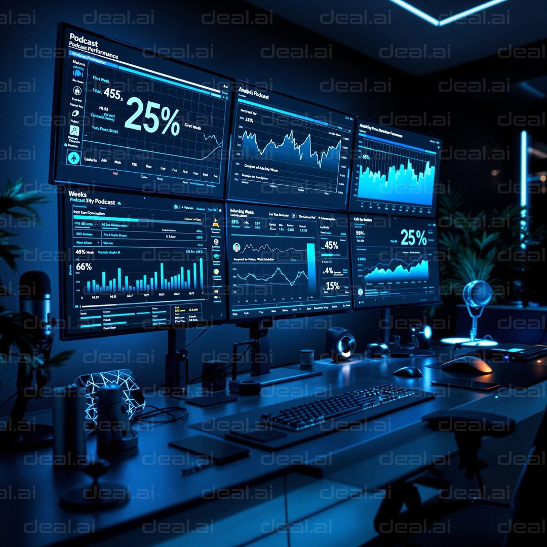 High-Tech Workspace: Data at a Glance