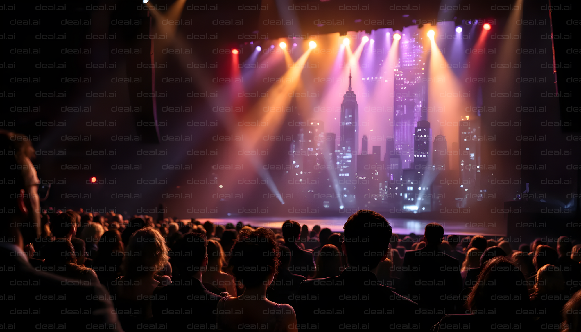 Broadway Night: City Lights Shine