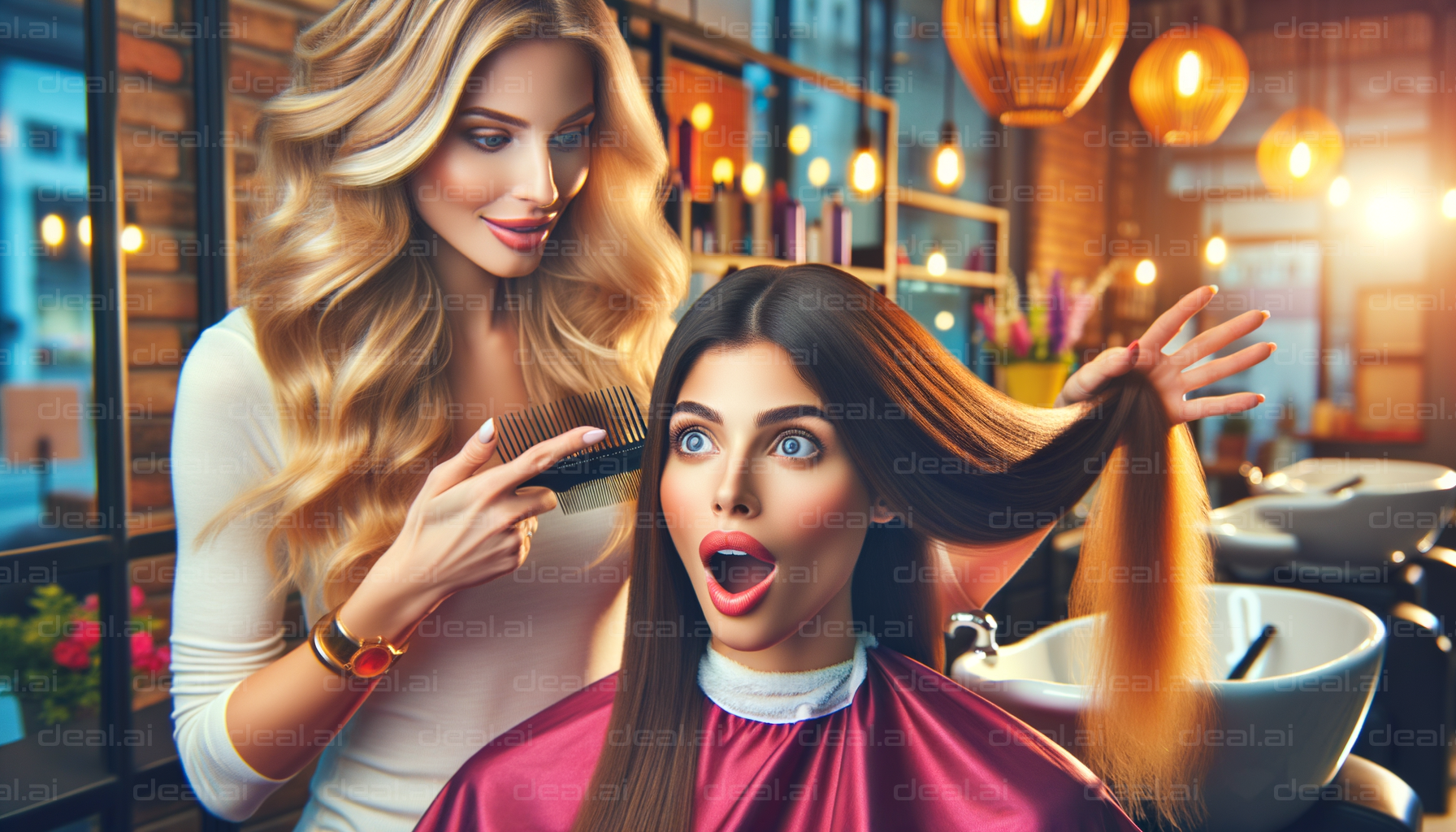 Surprised at the Salon Makeover