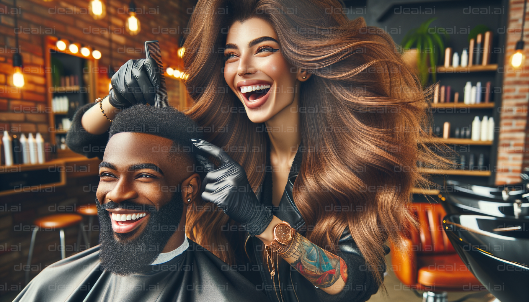 Joyful Barber Shop Experience