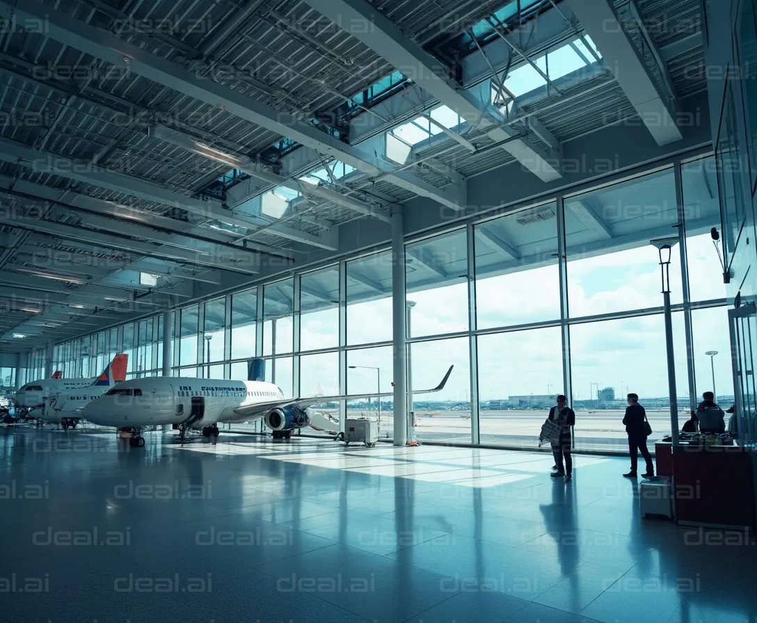 "Quiet Morning at the Airport"