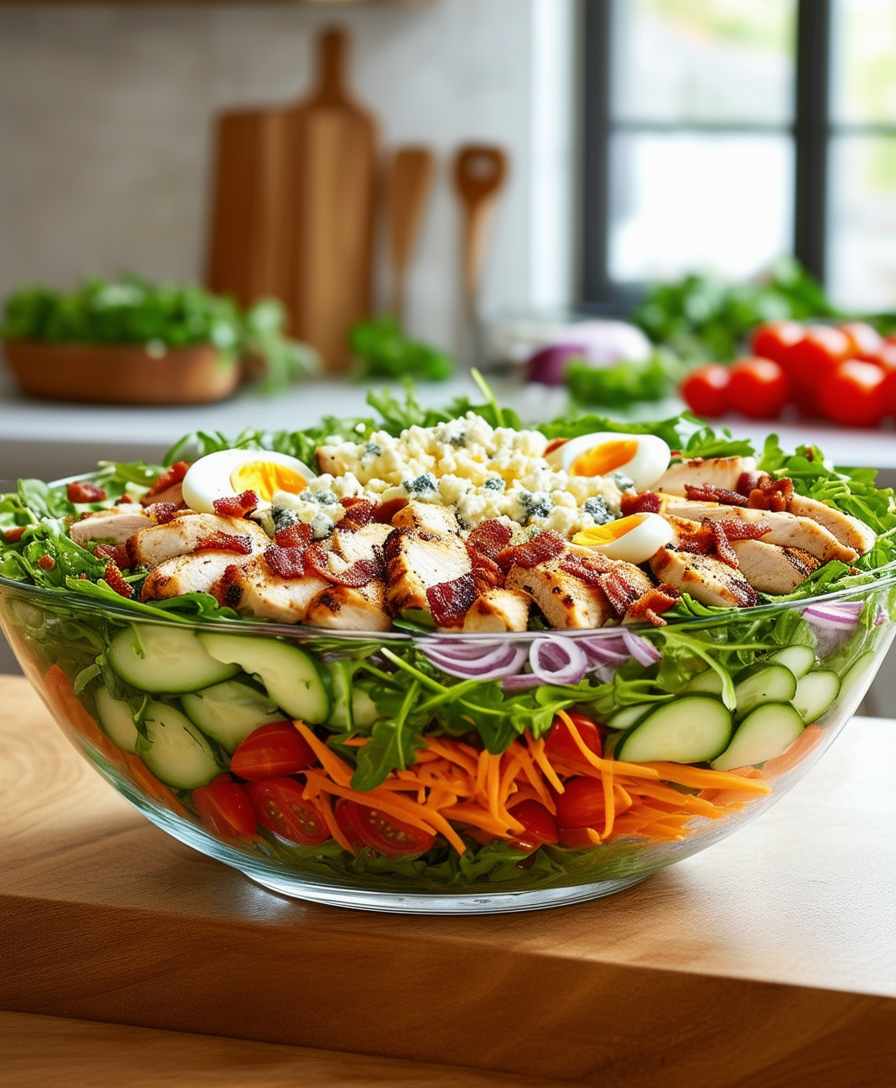 "Fresh and Flavorful Cobb Salad"