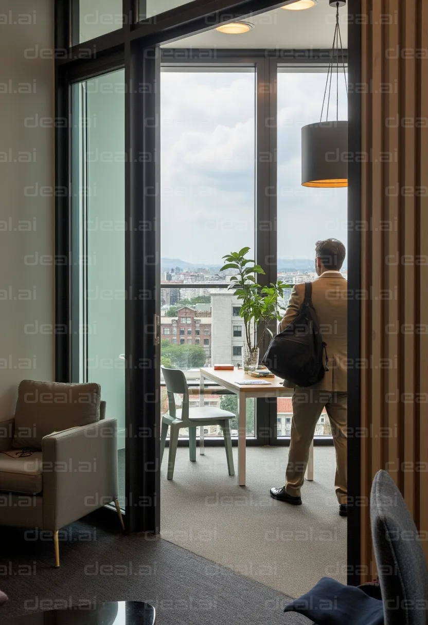 City View from Office Window