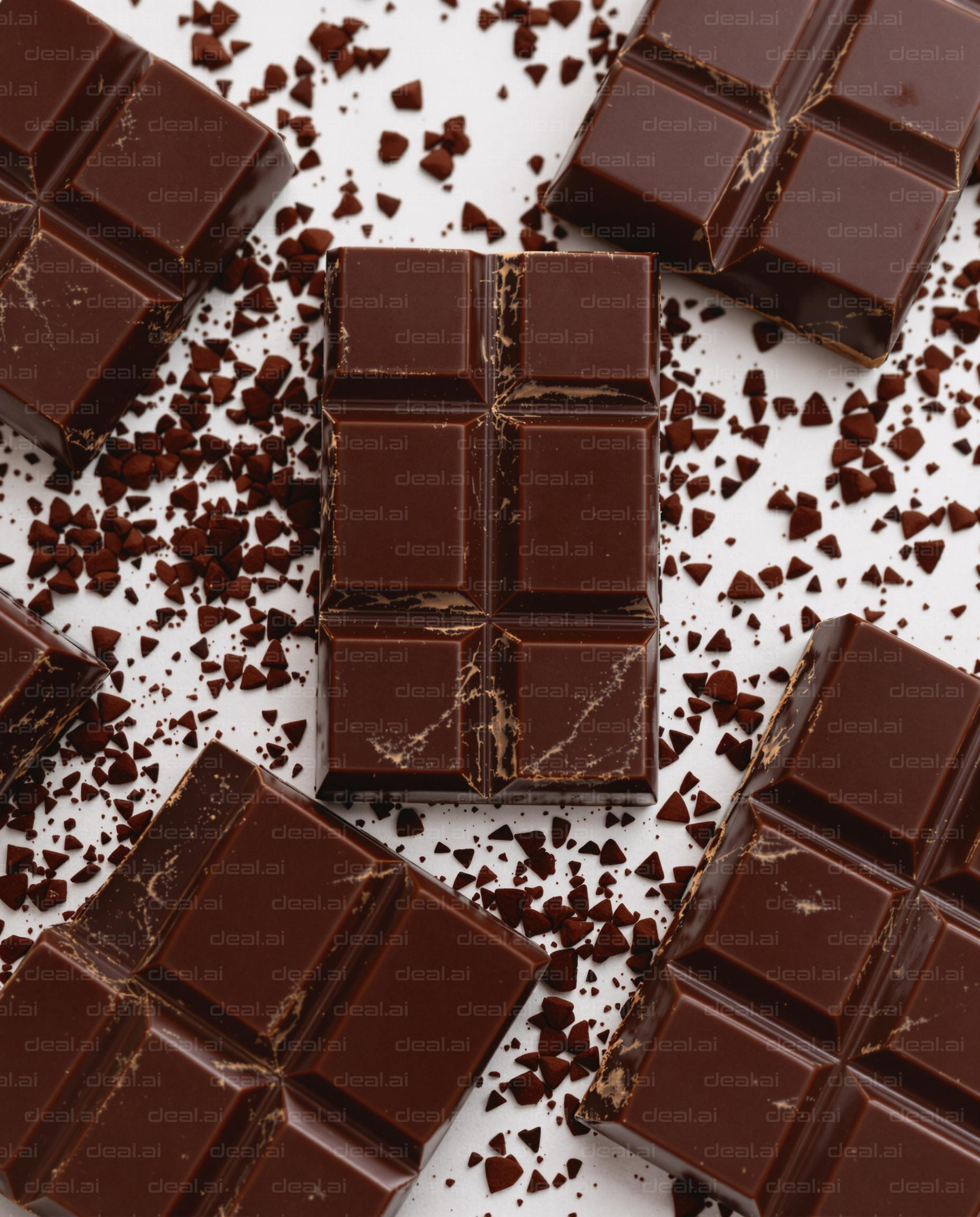 "Delicious Dark Chocolate Squares"