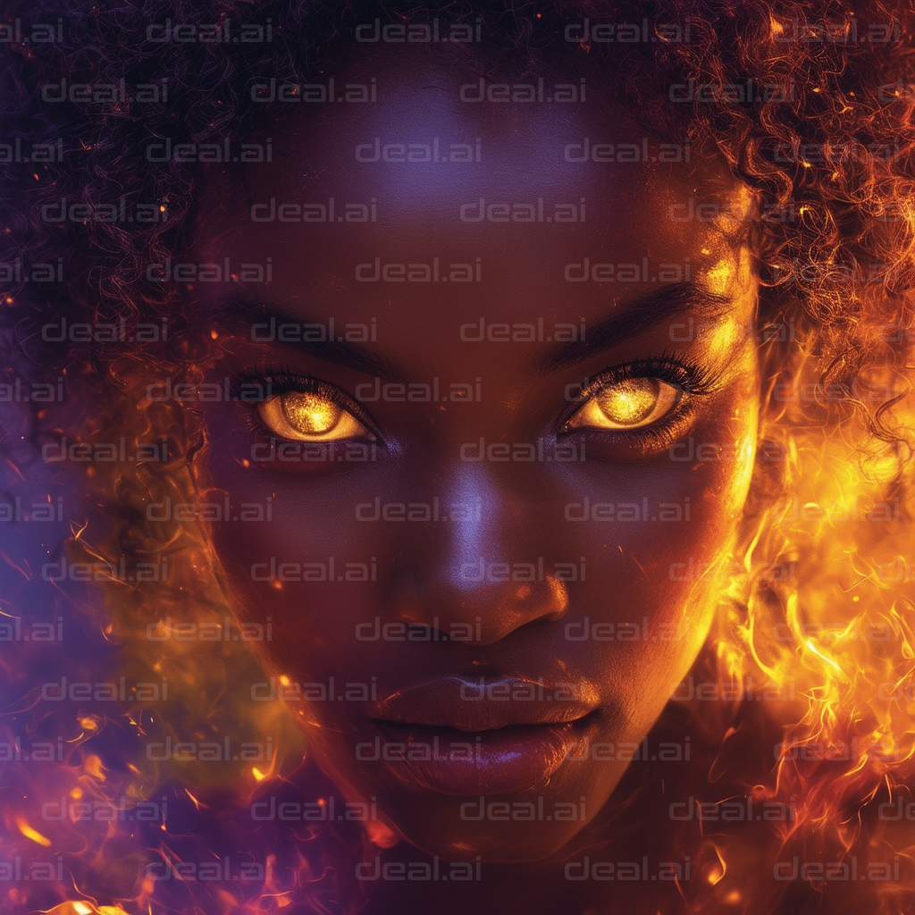 "Fiery Eyes of Mystic Power"