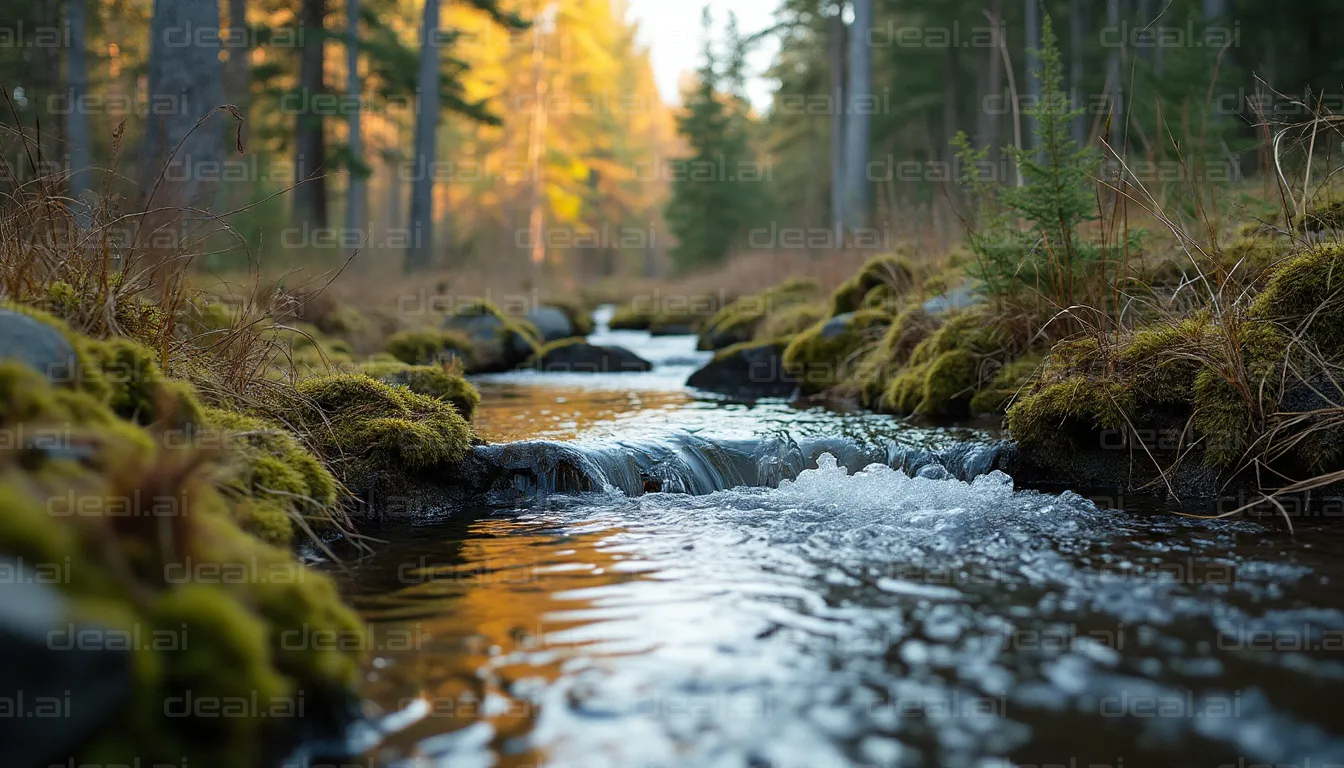 Peaceful Forest Stream