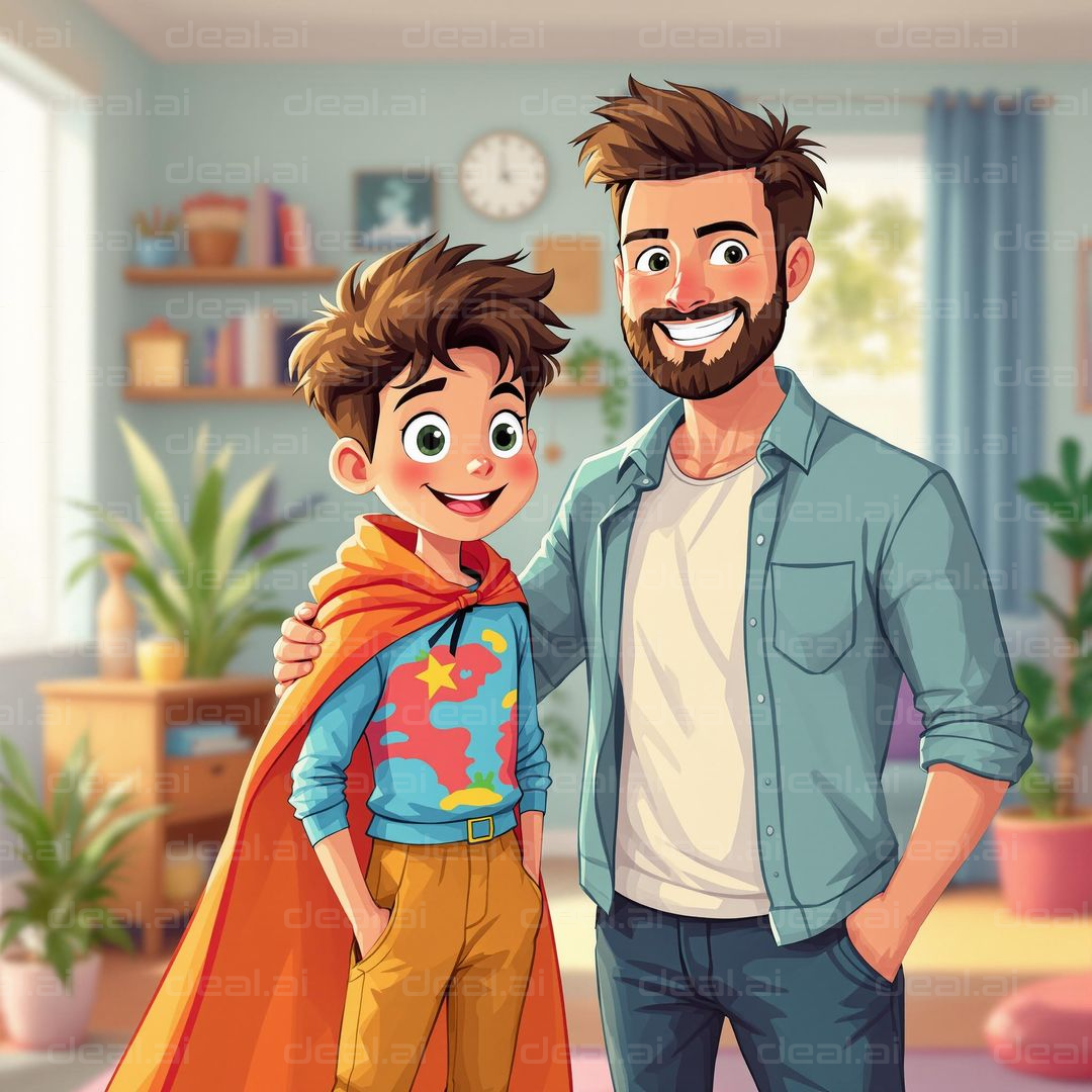 Superhero Fun with Dad