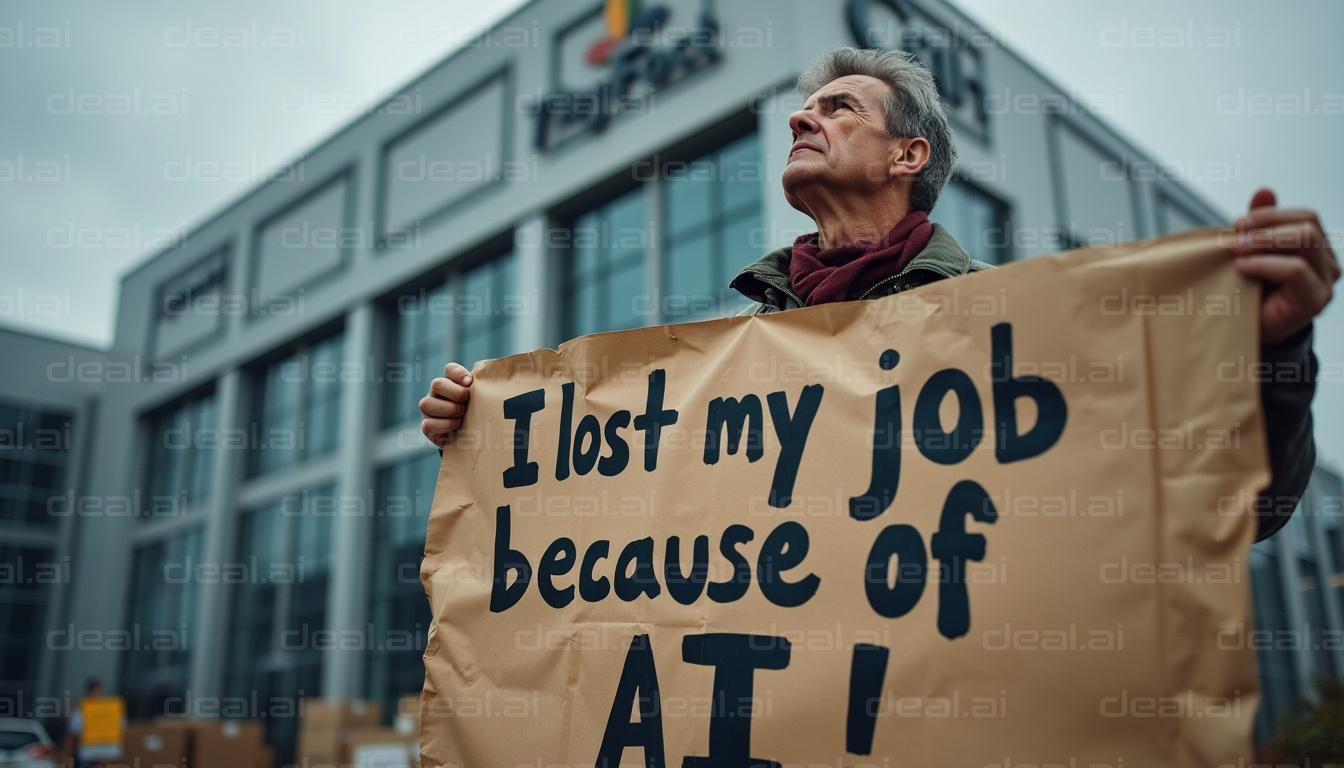 "Protesting Job Loss Due to AI"