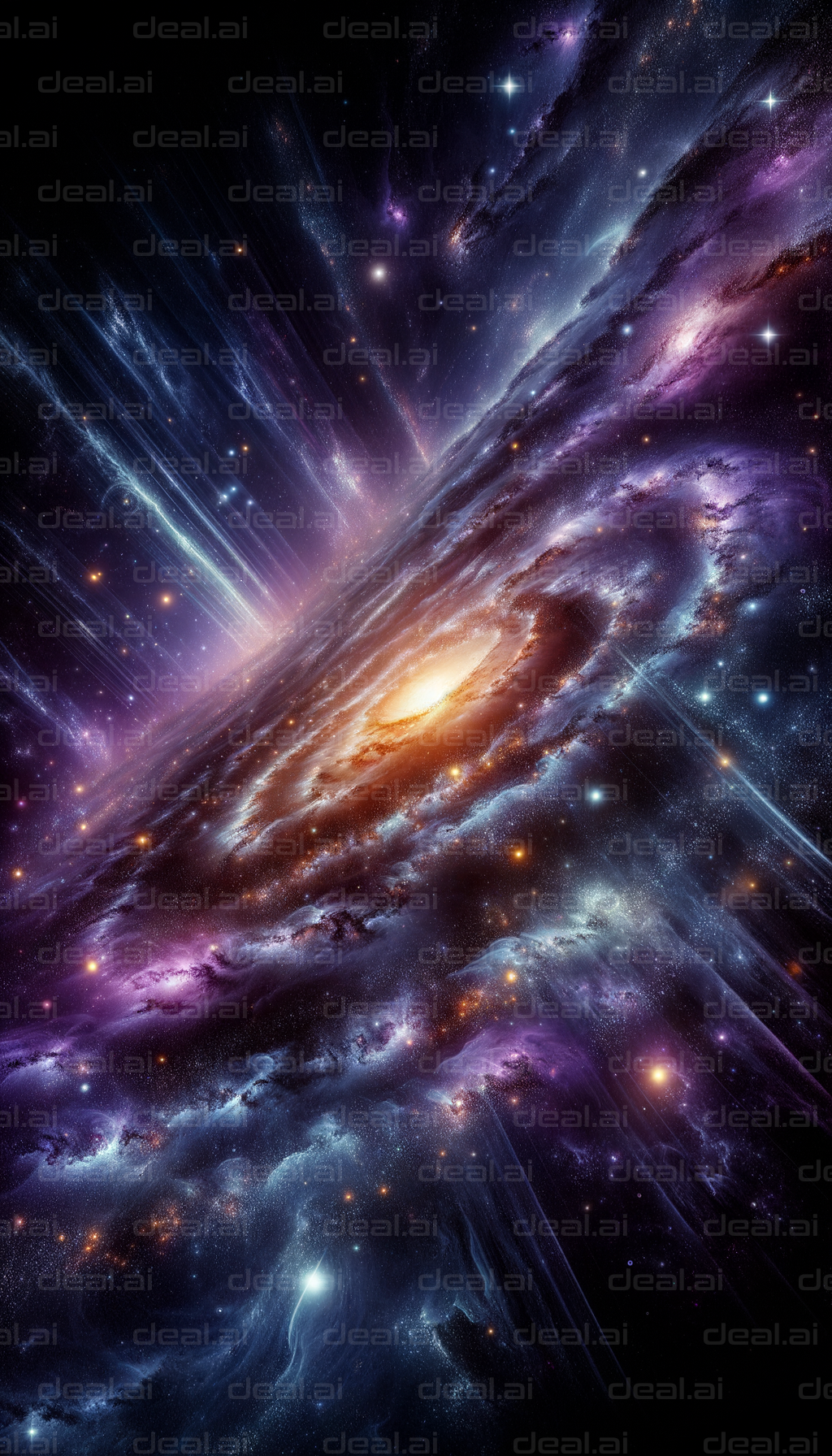 "Galactic Vortex: A Celestial Masterpiece"