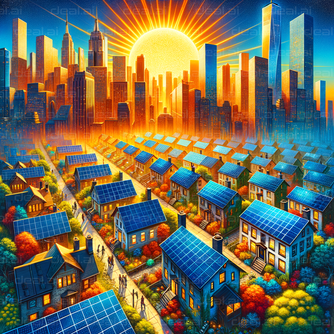 "Solar-Powered Urban Vision"