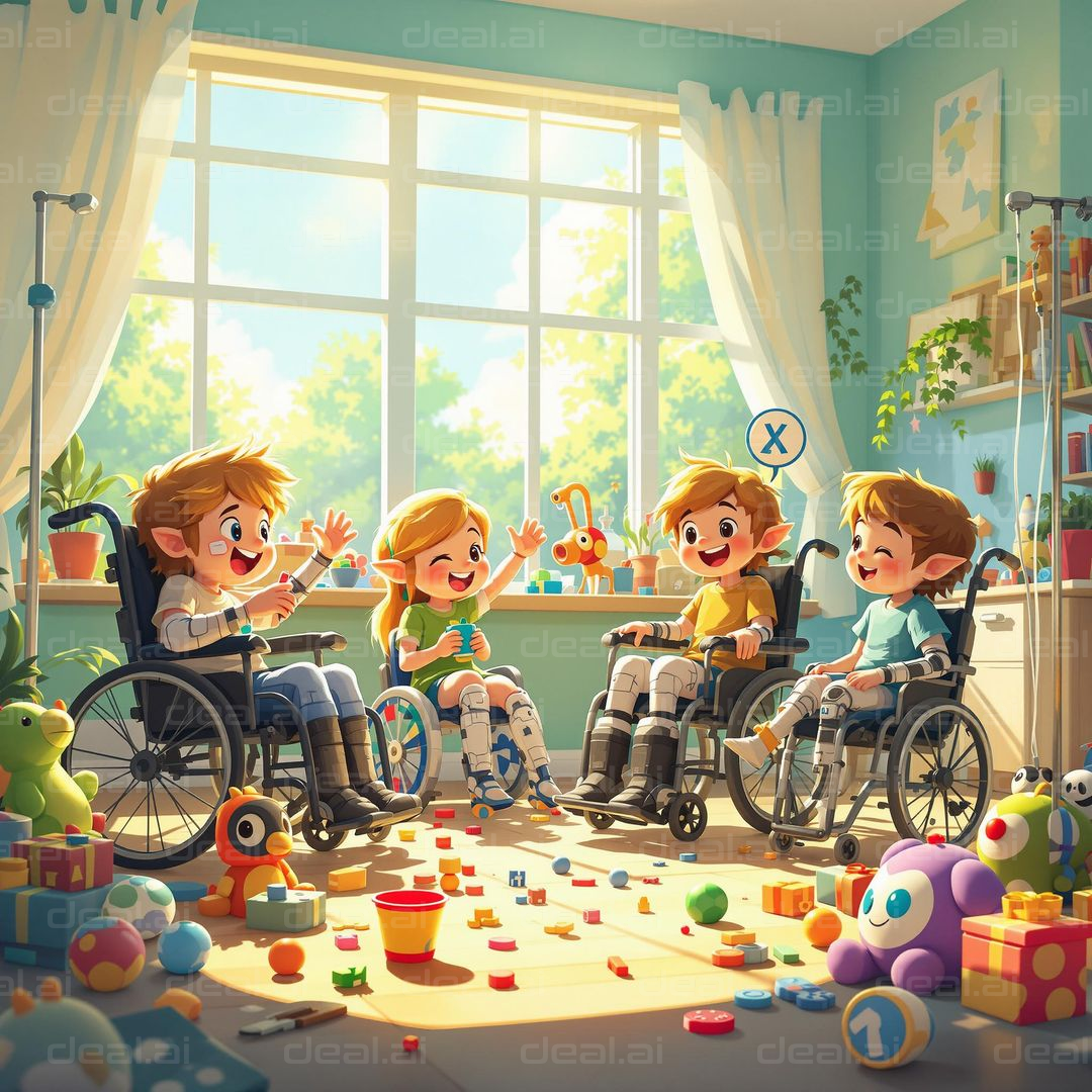 Wheelchair Kids' Playtime Delight