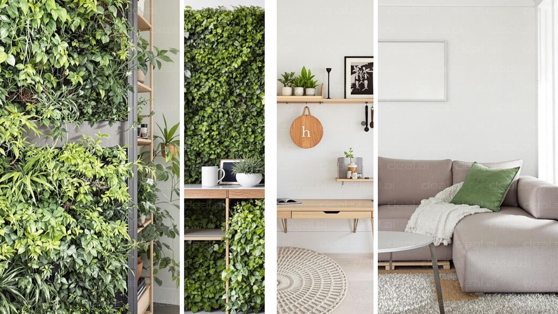 "Modern Green Living Spaces"