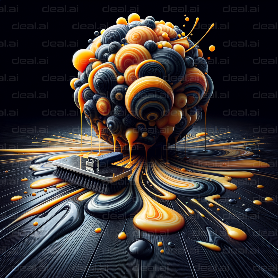 "Colorful Paint Explosion Artwork"