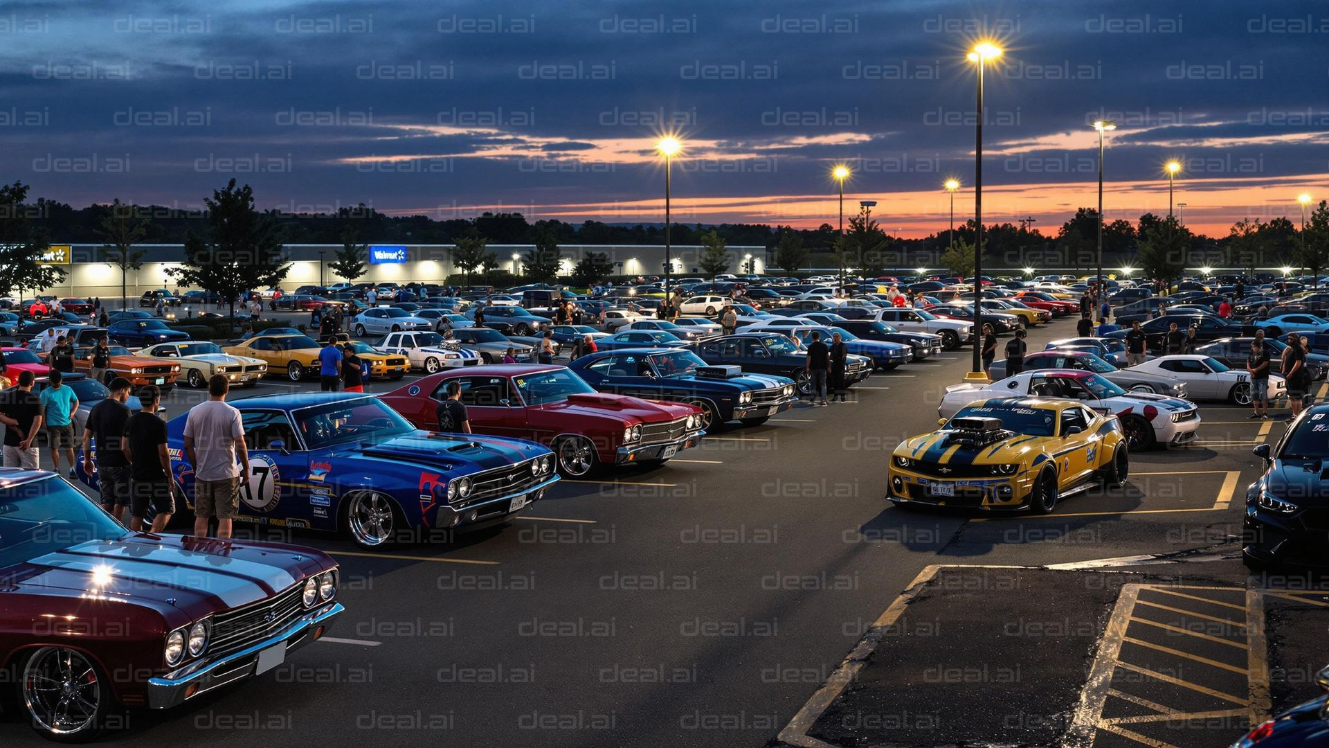 Classic Car Night at Walmart