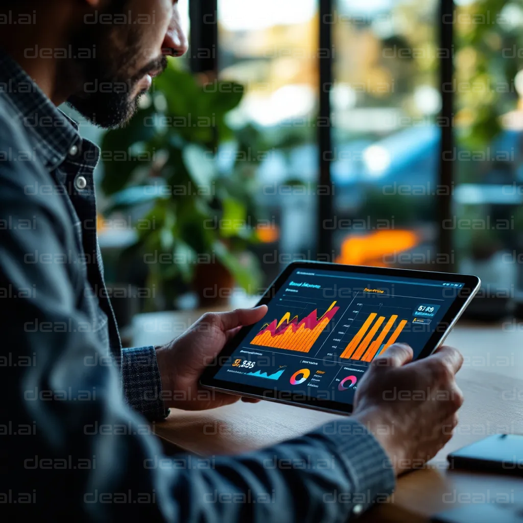 Analyzing Data on Tablet Display