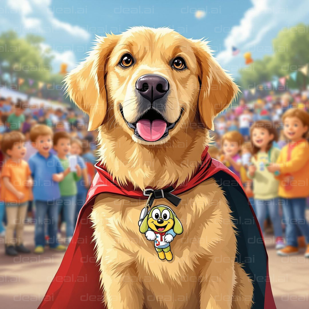 Superhero Dog at the Festival