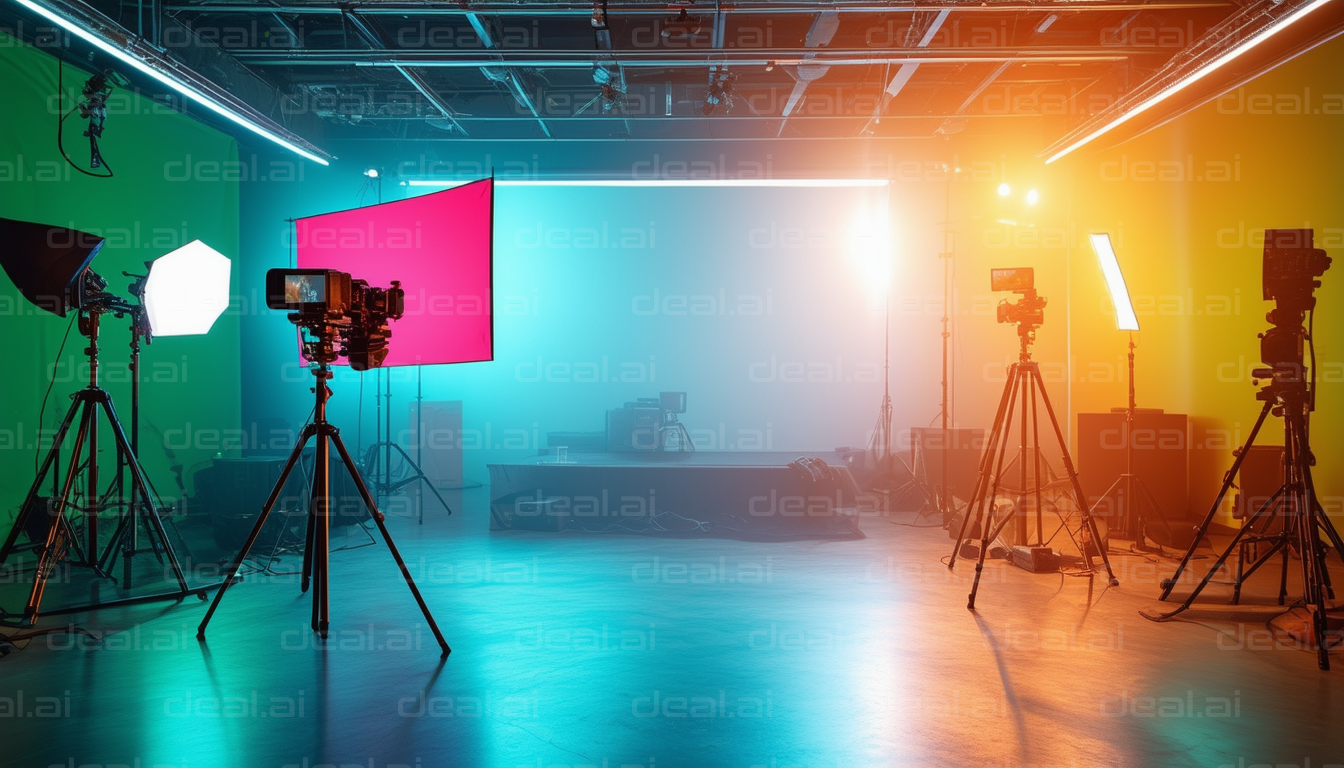 Vibrant Film Studio Setup