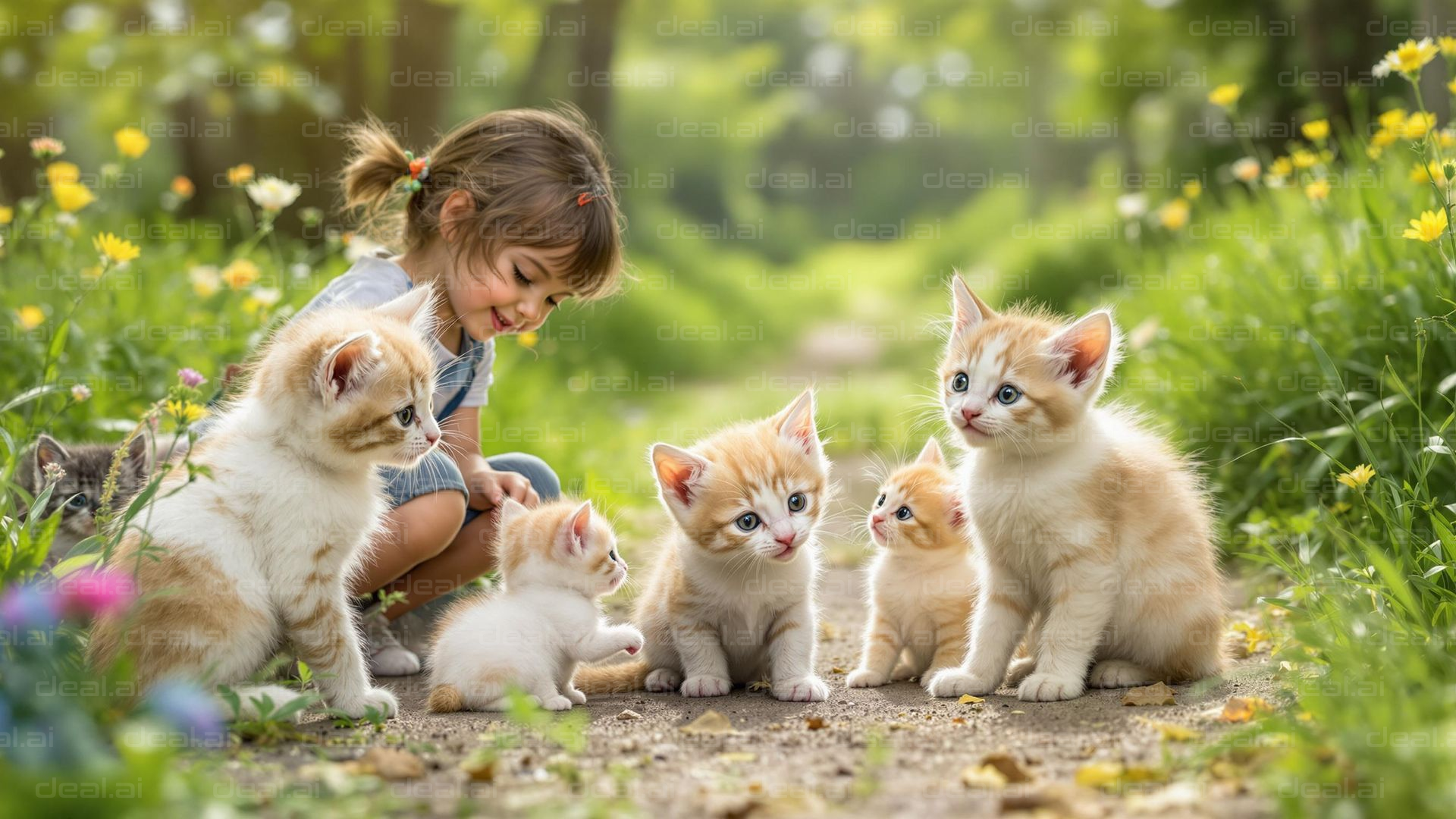Joyful Playtime with Kittens
