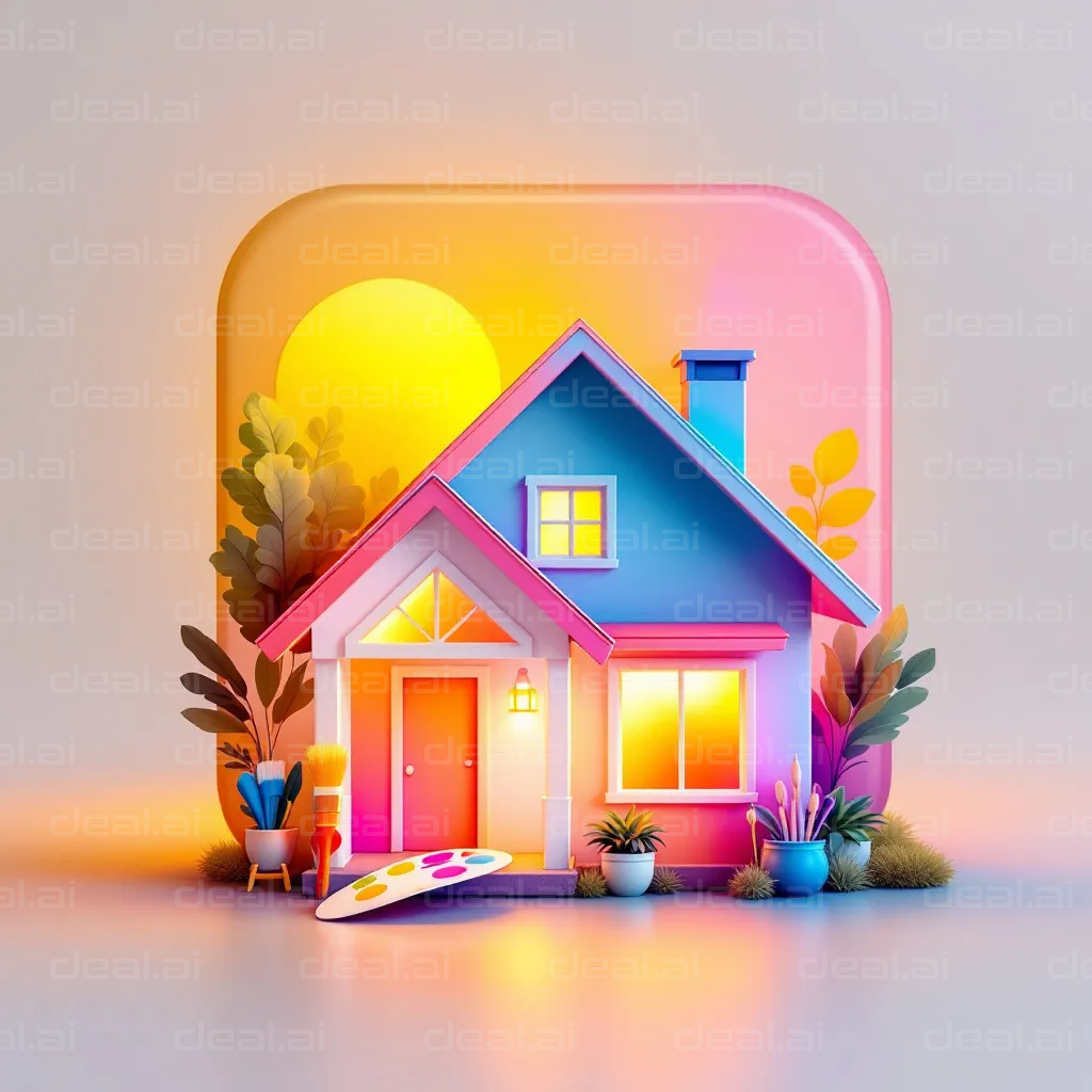 Colorful Artistic Home Design