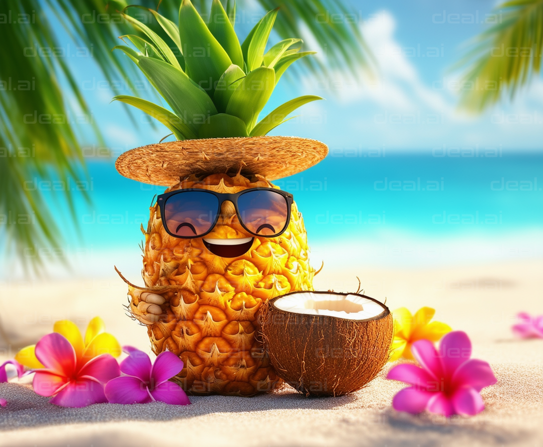 "Tropical Pineapple Paradise Fun"