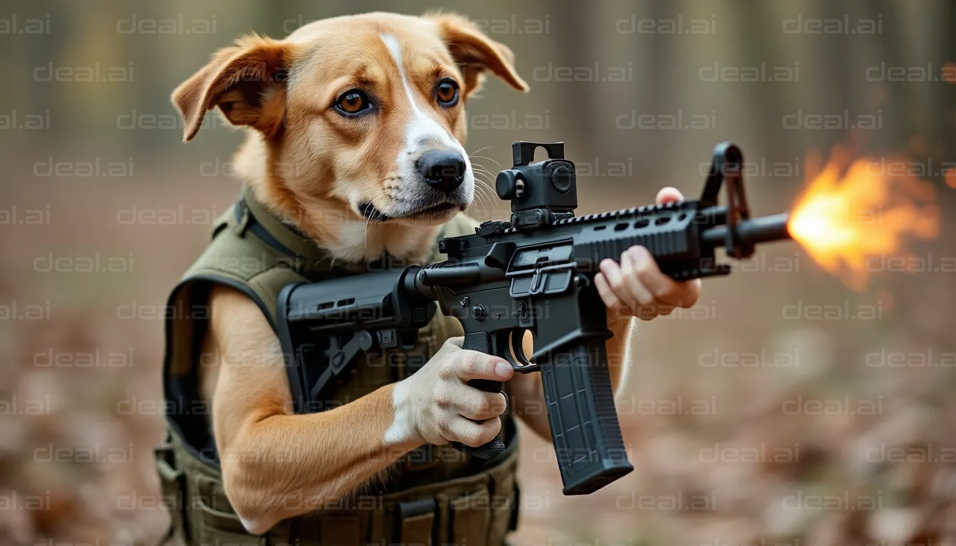 Combat Pup in Action