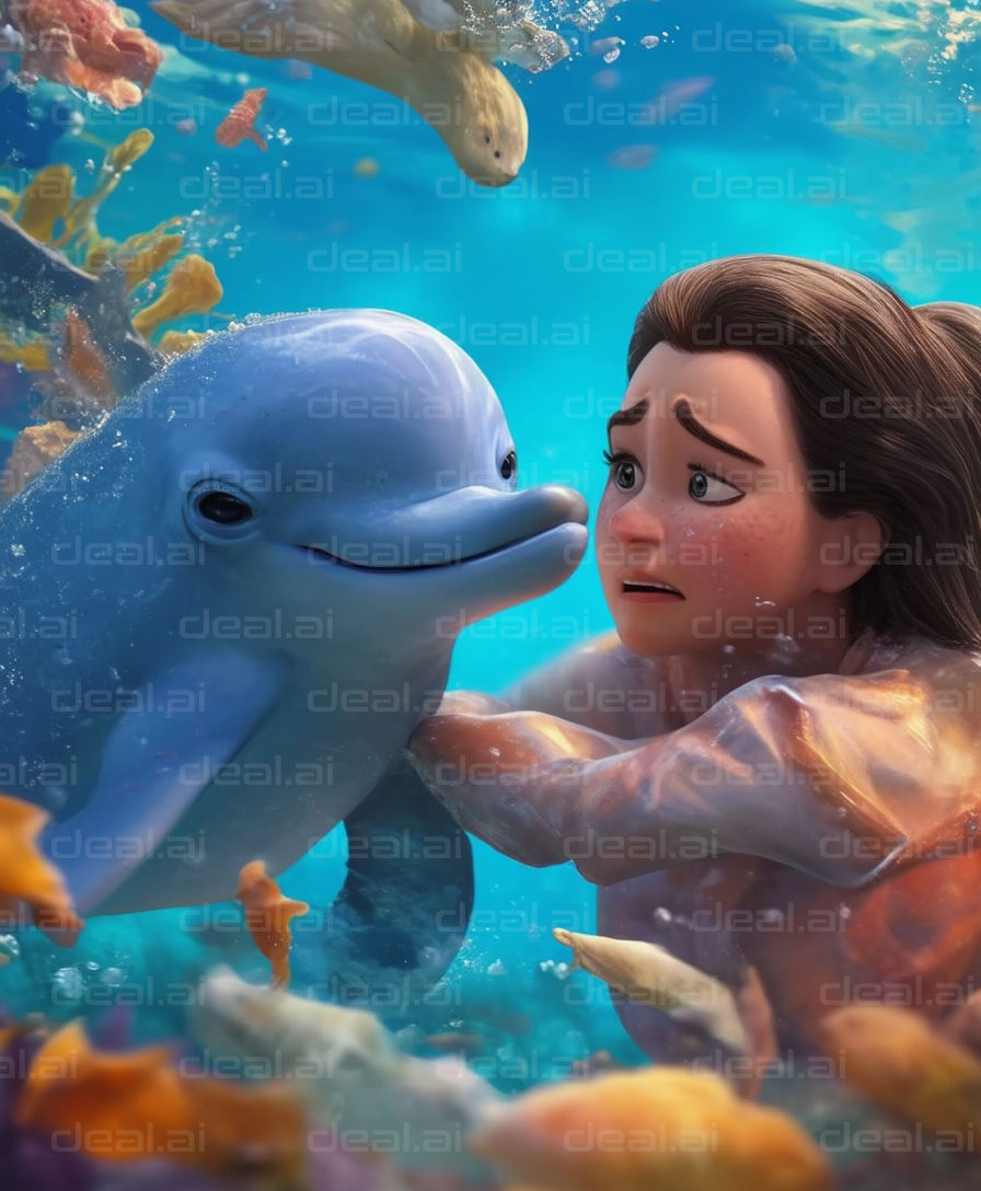 "Animated Dolphin Rescue Adventure"