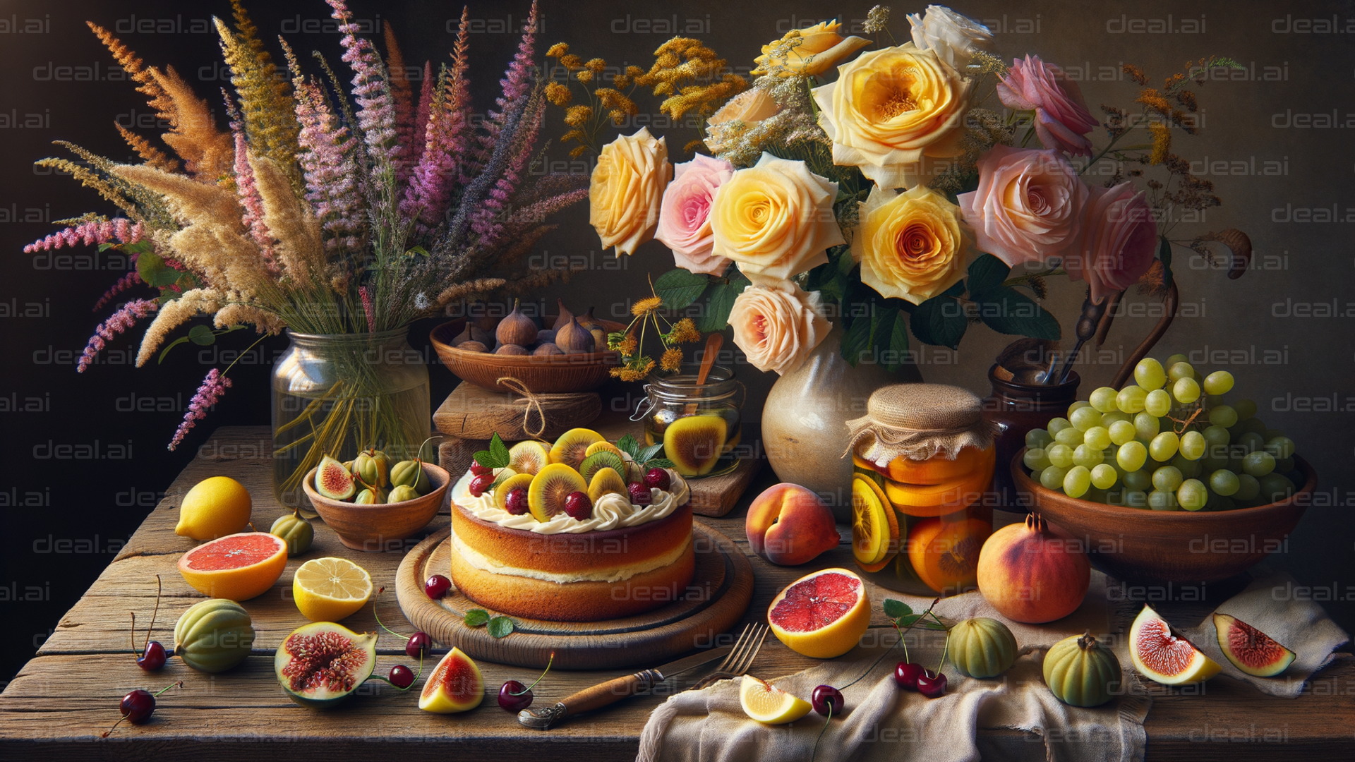 Bountiful Harvest Still Life