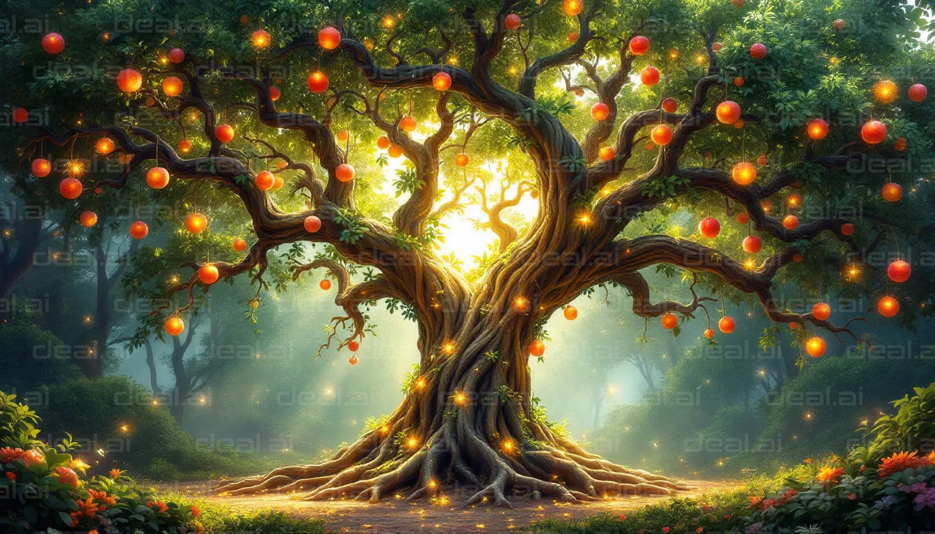 Enchanted Glowing Tree