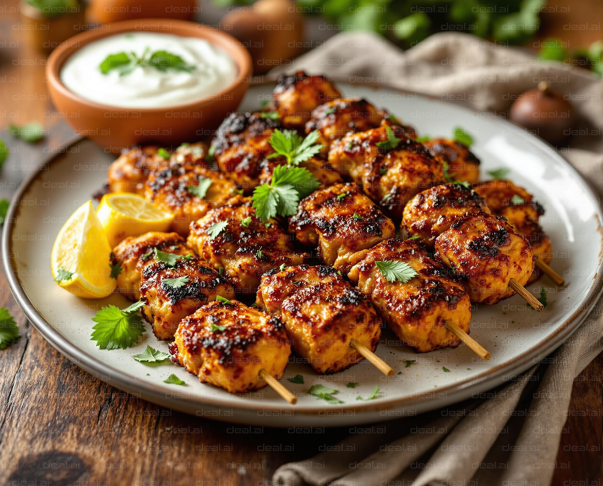 Grilled Chicken Skewers Delight