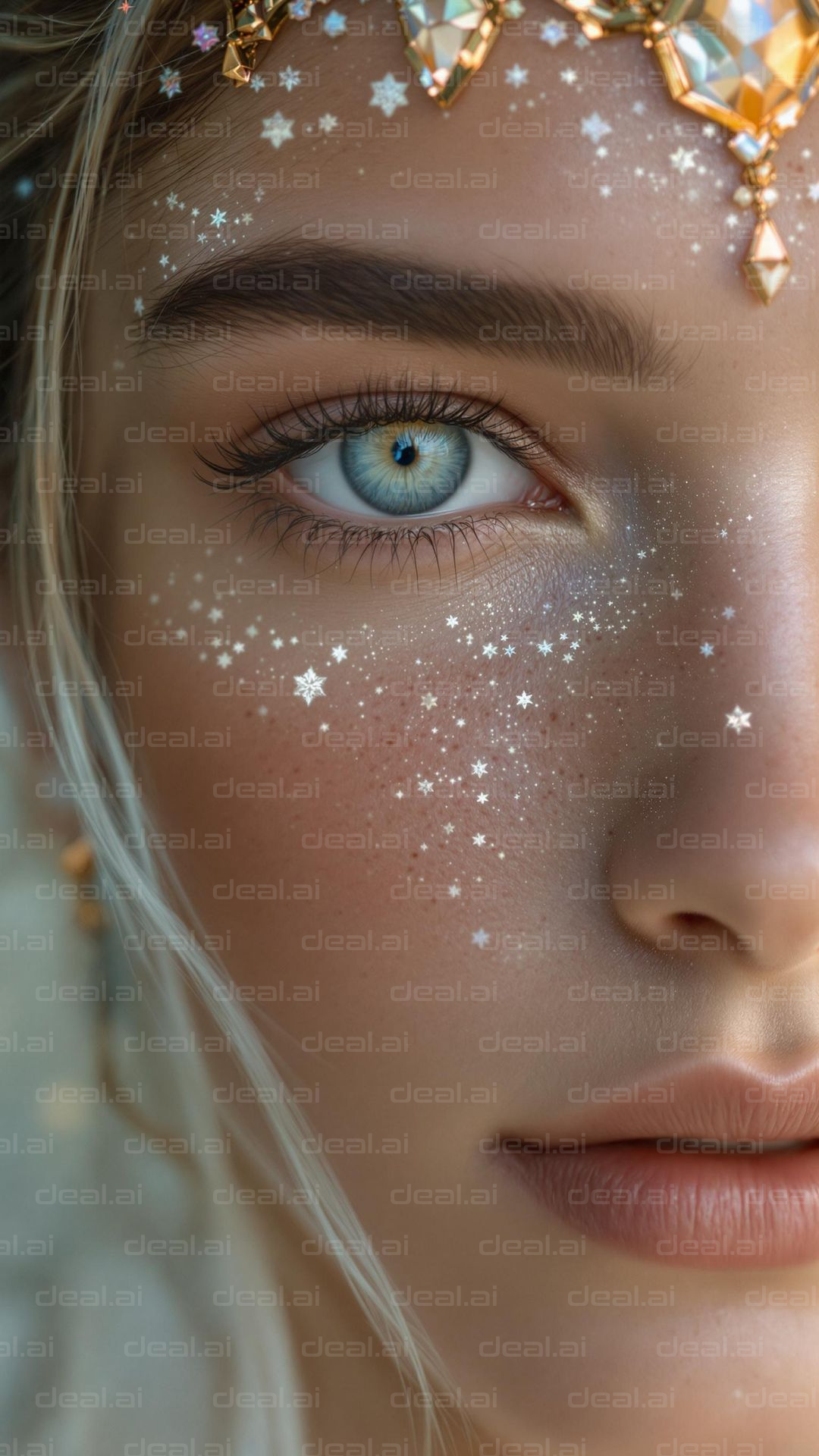 Celestial Beauty: Starry Eyes
