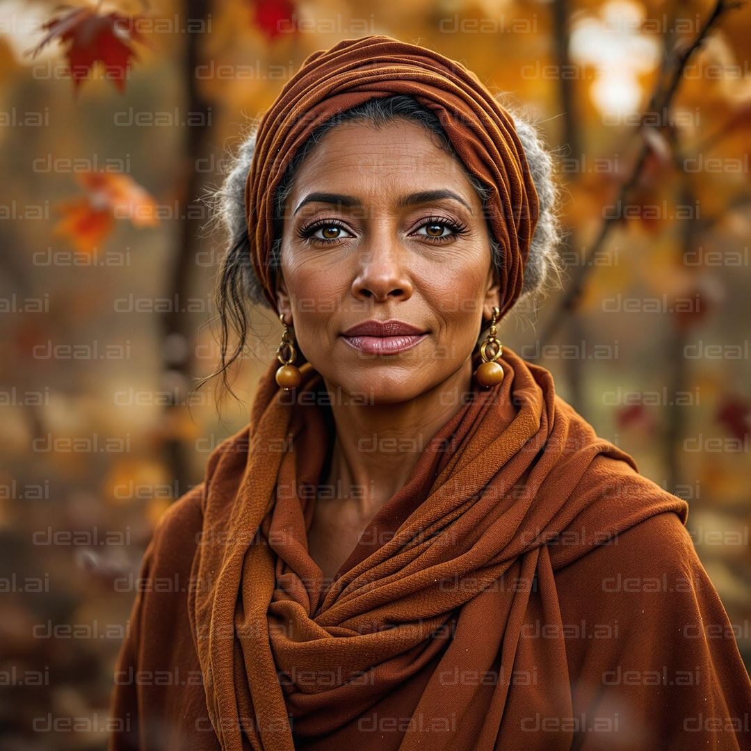 "Autumn Elegance in Warm Tones"