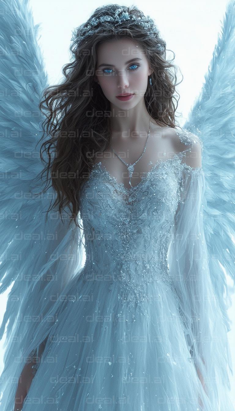 "Ethereal Winter Angel"