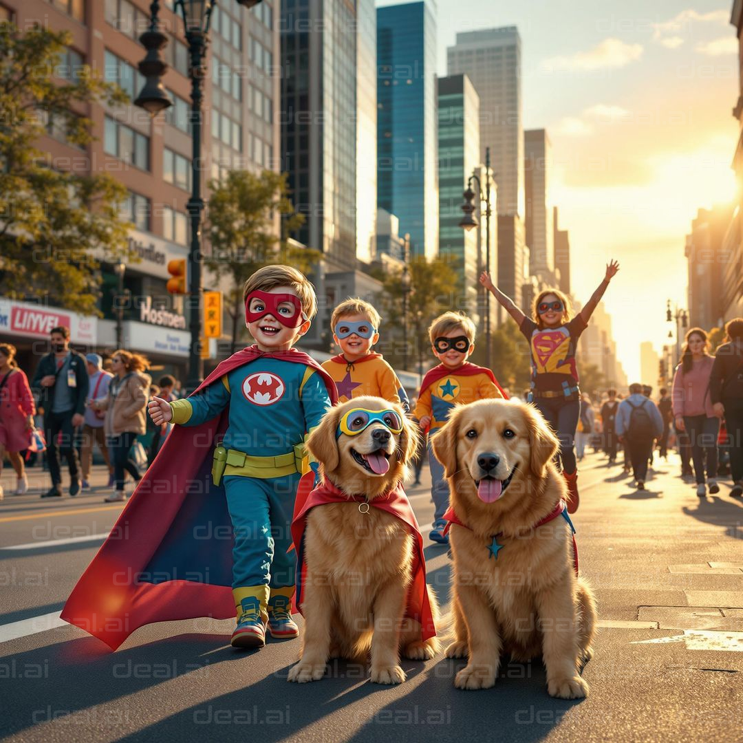 Superheroes Take to the Streets!