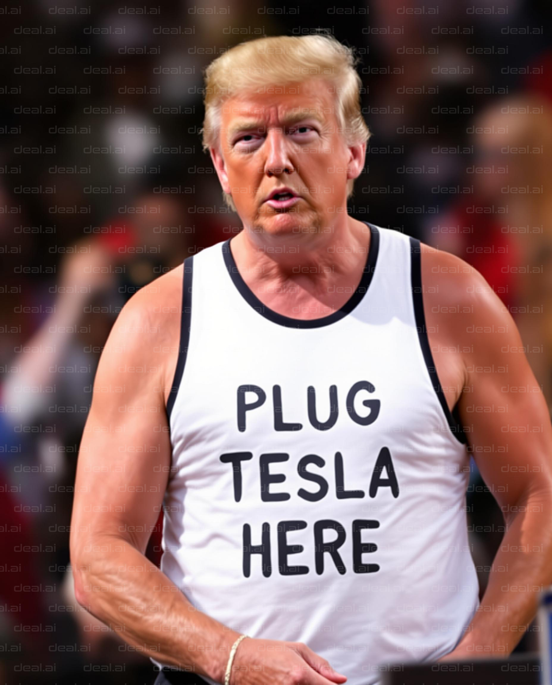 "Plug Tesla T-Shirt Statement"