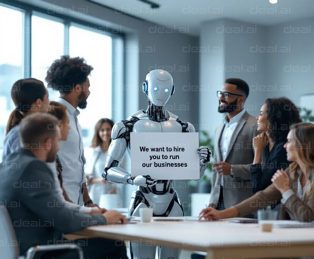 Robot CEO Joins Board Meeting