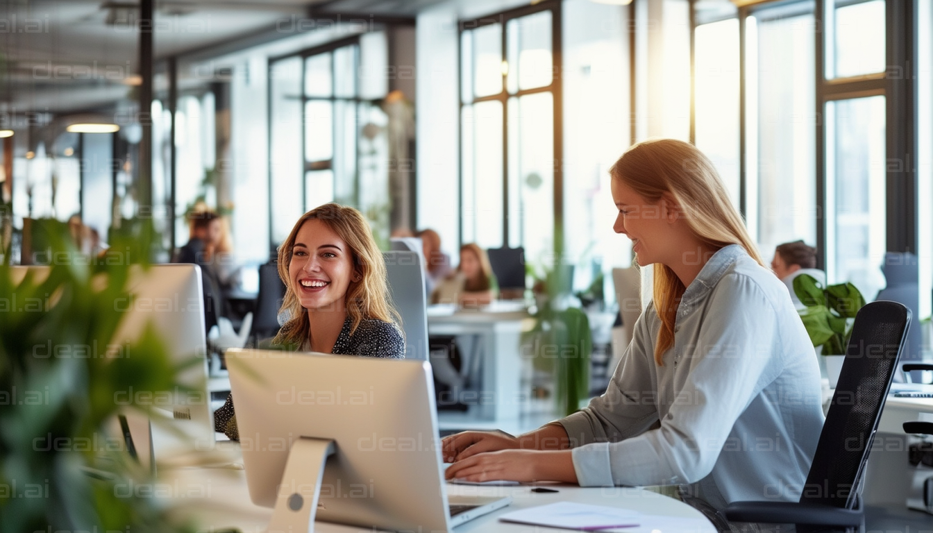 Collaborating in a Bright Office