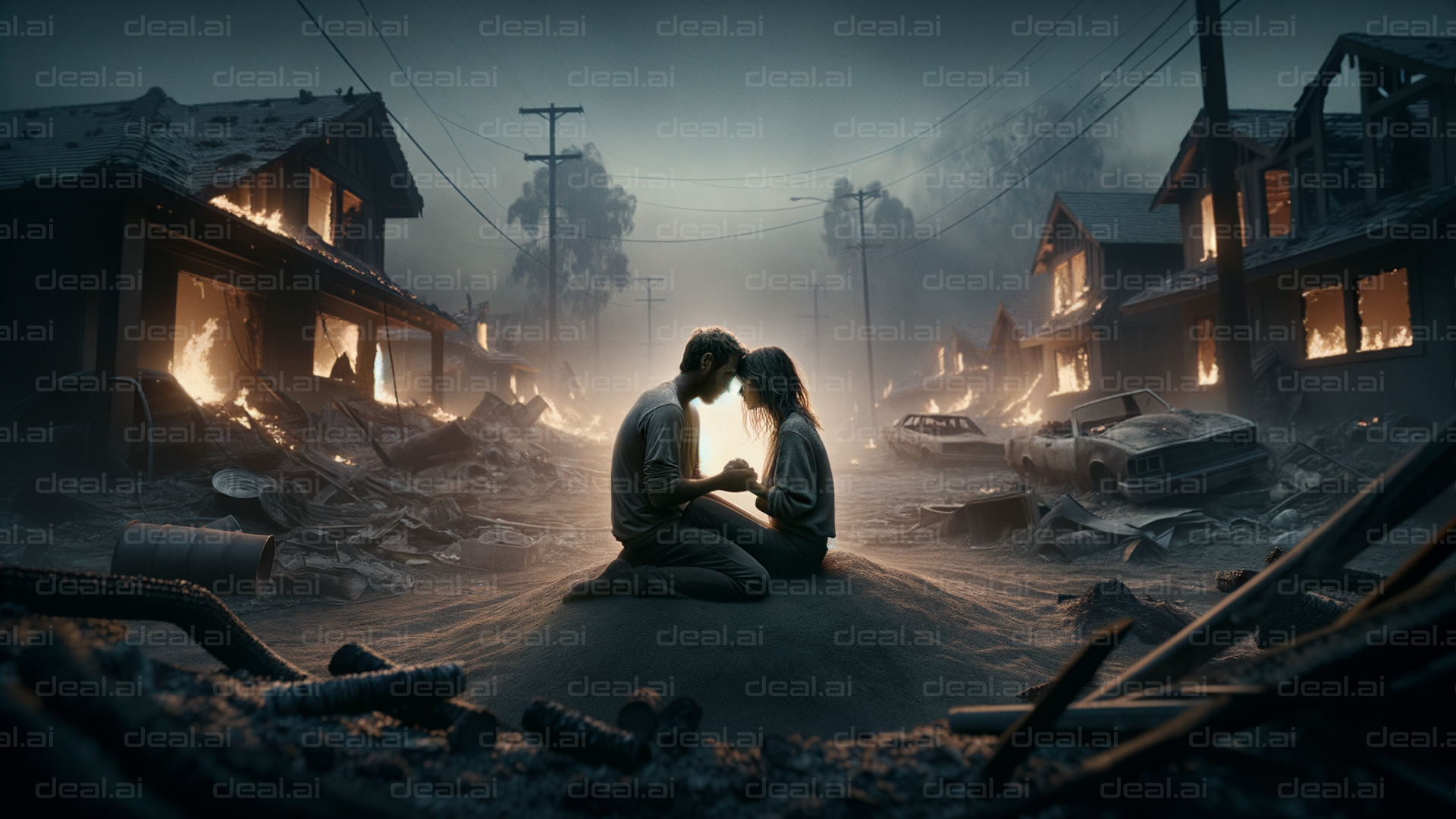 Amidst Chaos, A Tender Moment