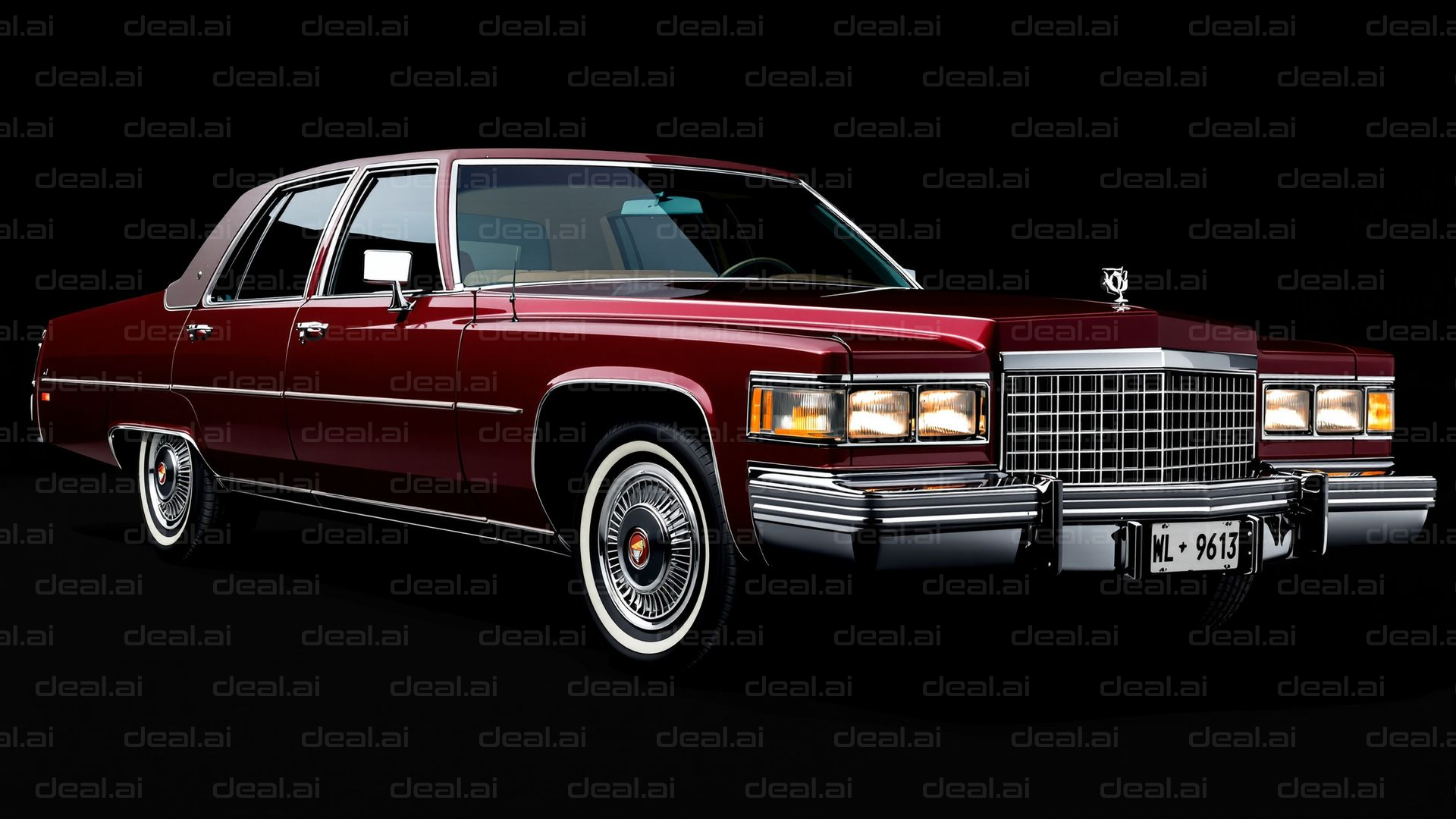 Classic Red Cadillac Elegance