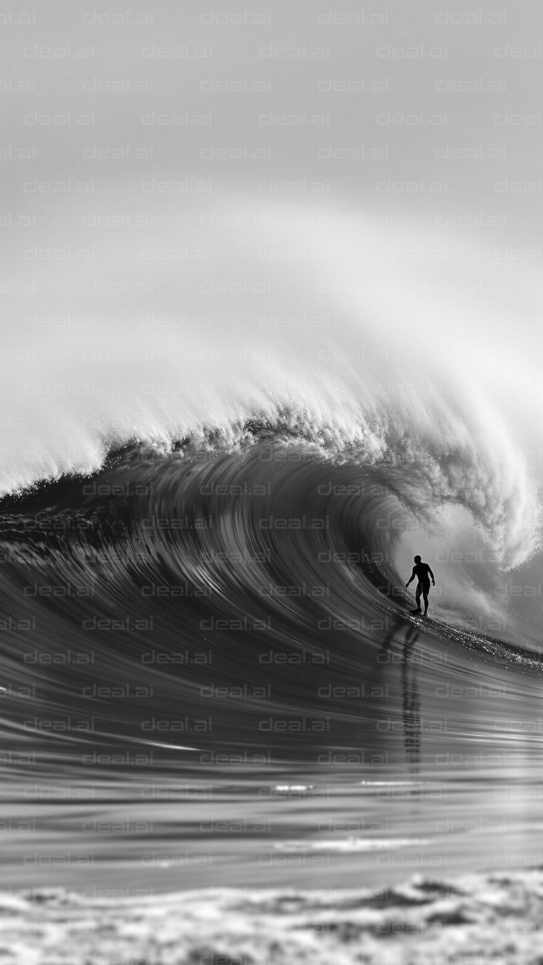Surfing the Giant Wave