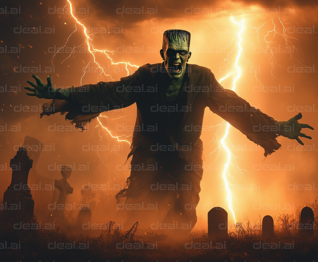 "Frankenstein in a Lightning Storm"