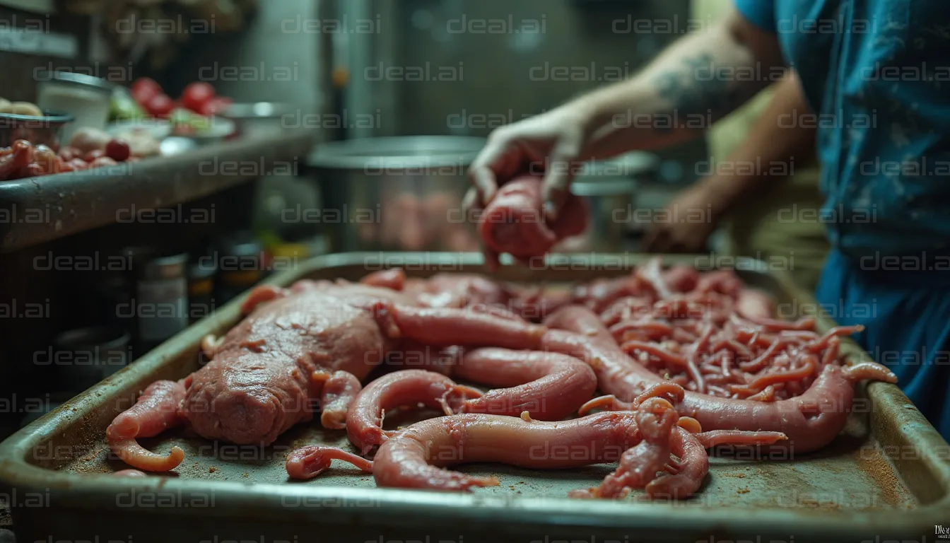 Preparing Fresh Sausages