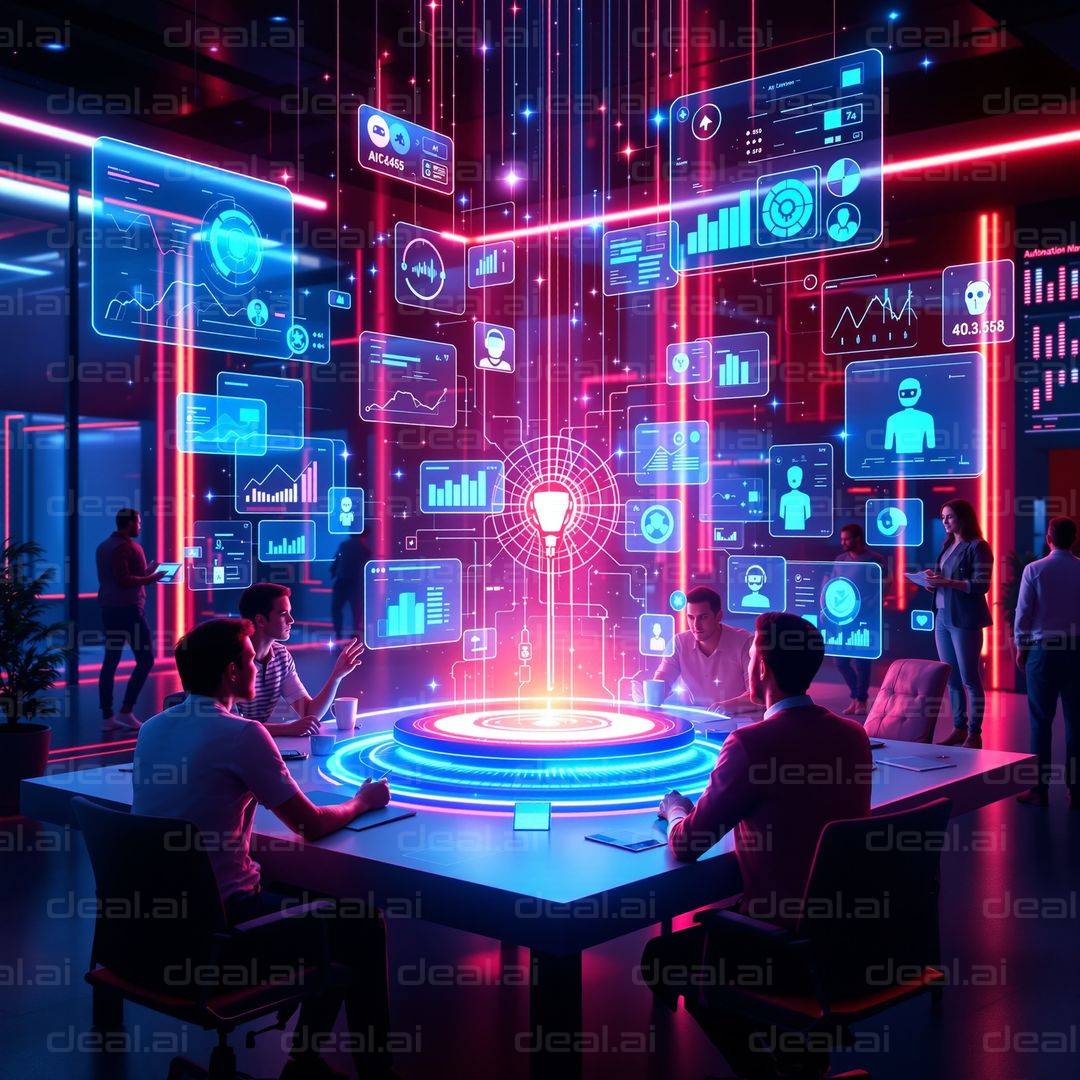 Futuristic Data Collaboration Hub