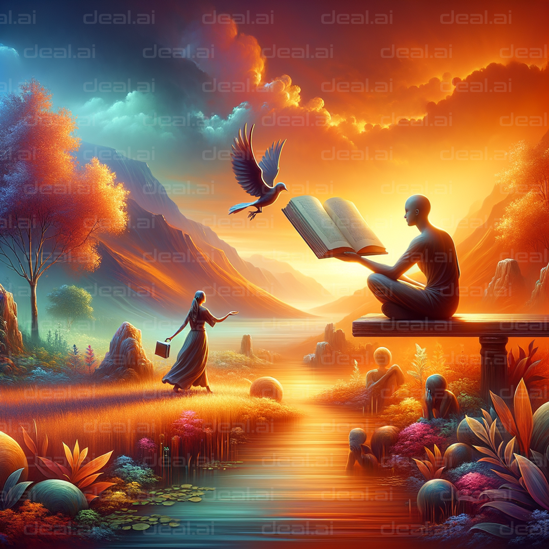 "Enchanted Journey Through Wisdom"