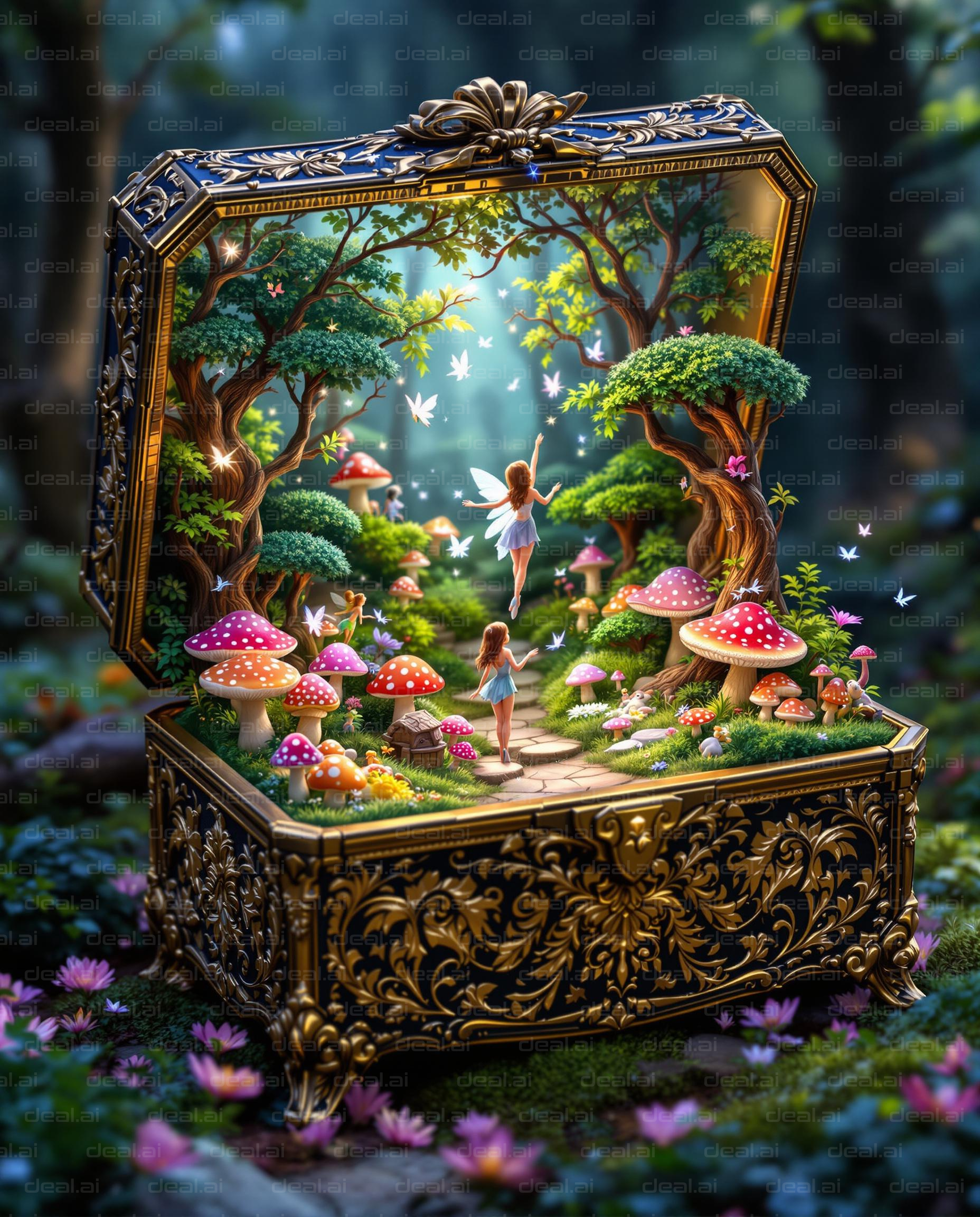 Enchanting Fairy Jewelry Box Scene