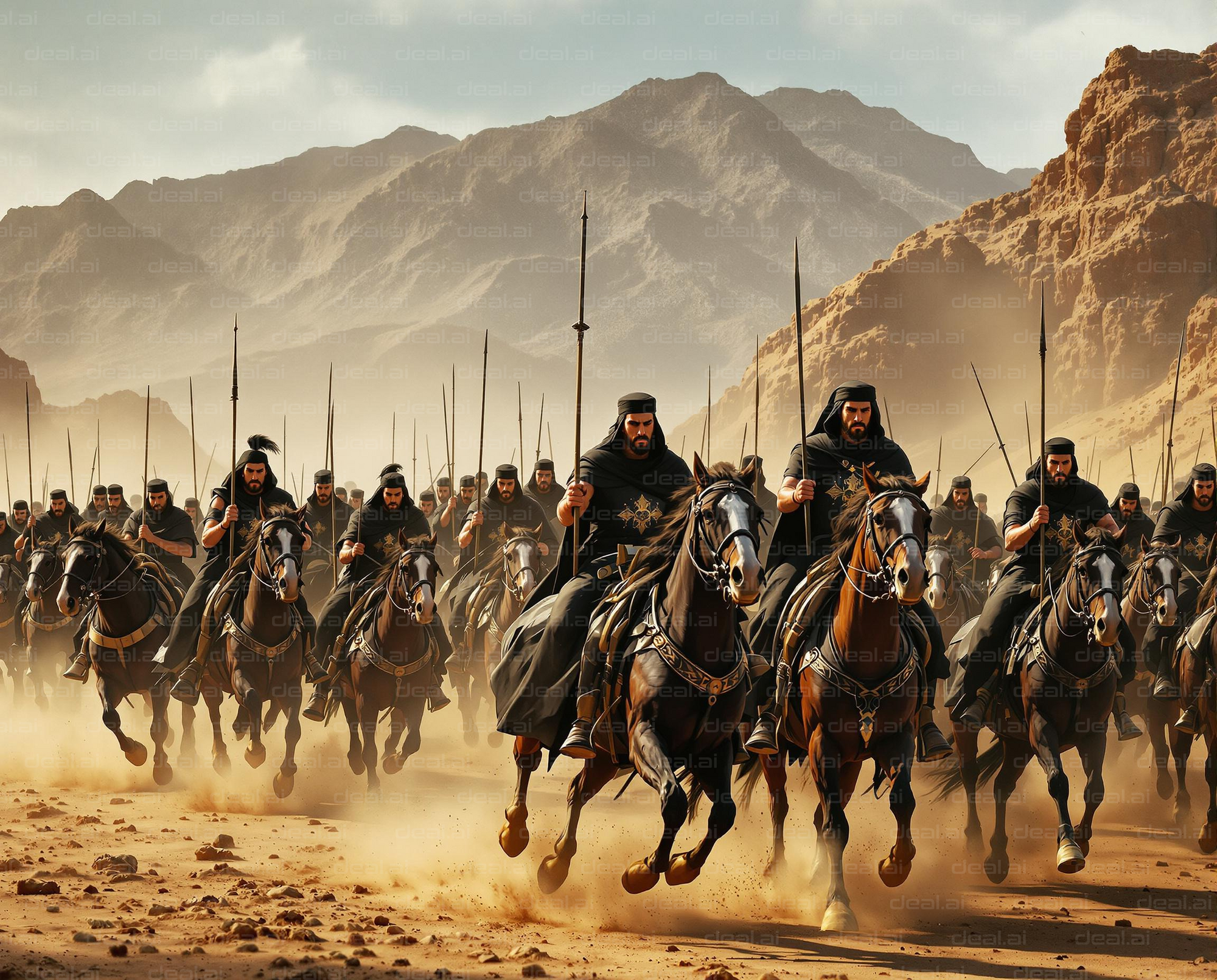 Desert Cavalry Charge