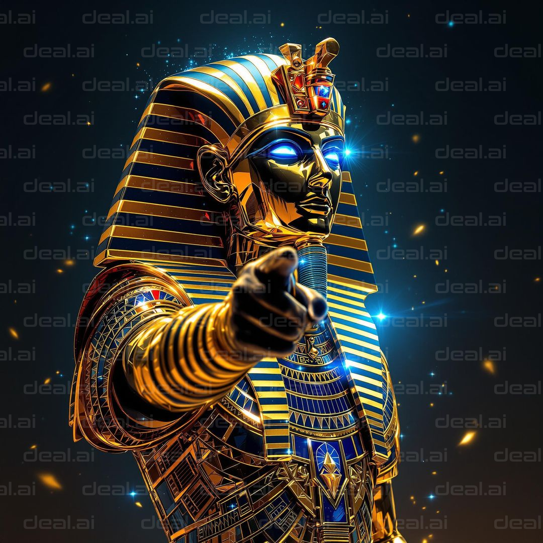 "Futuristic Pharaoh Emerges"
