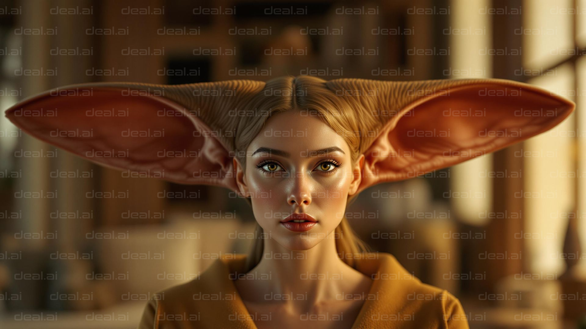 "Portrait with Oversized Ears"