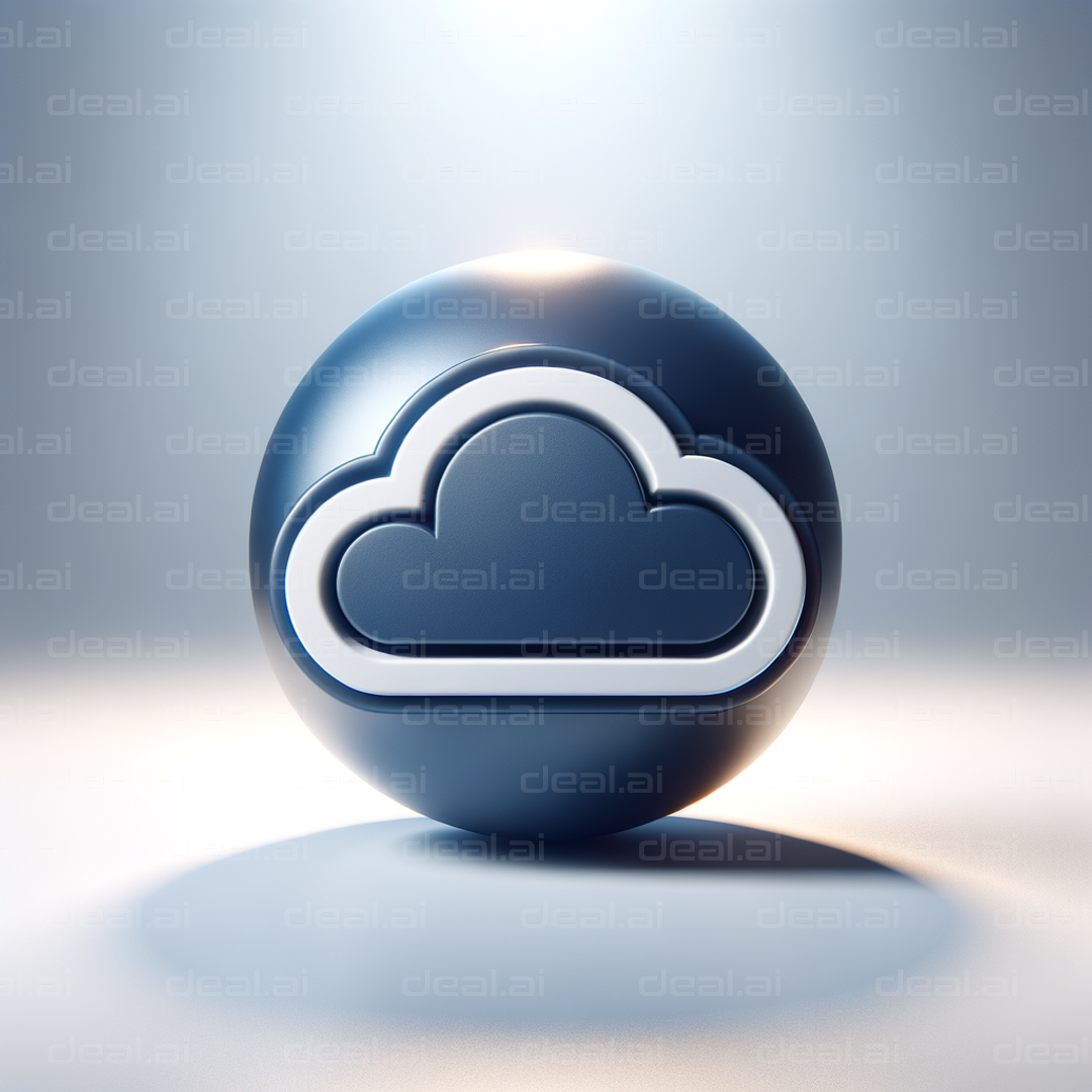 "Modern Cloud Storage Icon"