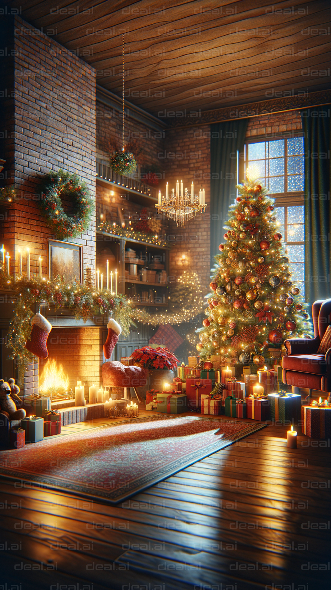 Cozy Christmas Living Room Decor